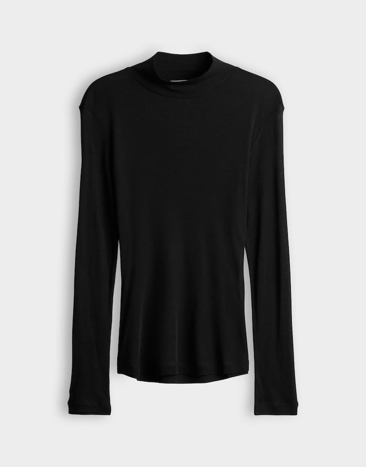 Opus sentro 10623114516465 t-shirt l/m dames zwart