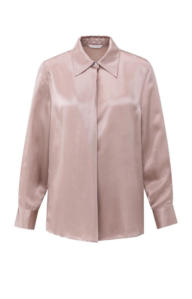 YAYA Women blouse l/m oud roze – dames