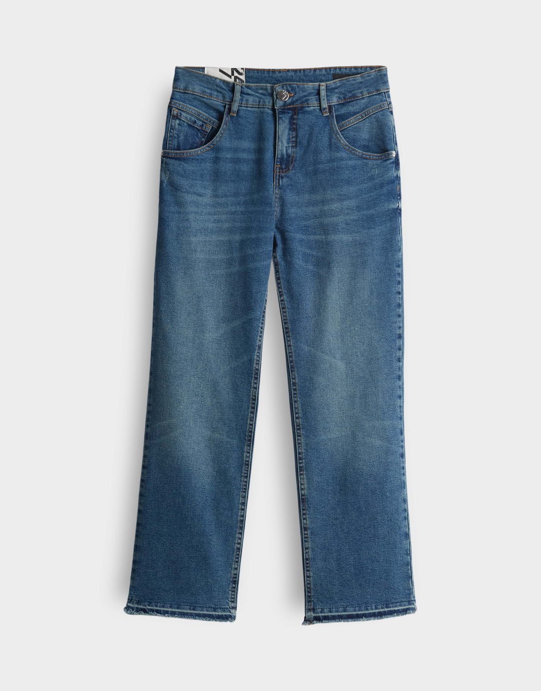 Opus Lani twist jeans boyfriend fit – dames - Blue Denim - 26