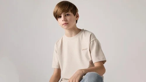 Levi's boys P595 t-shirt beige – jongens
