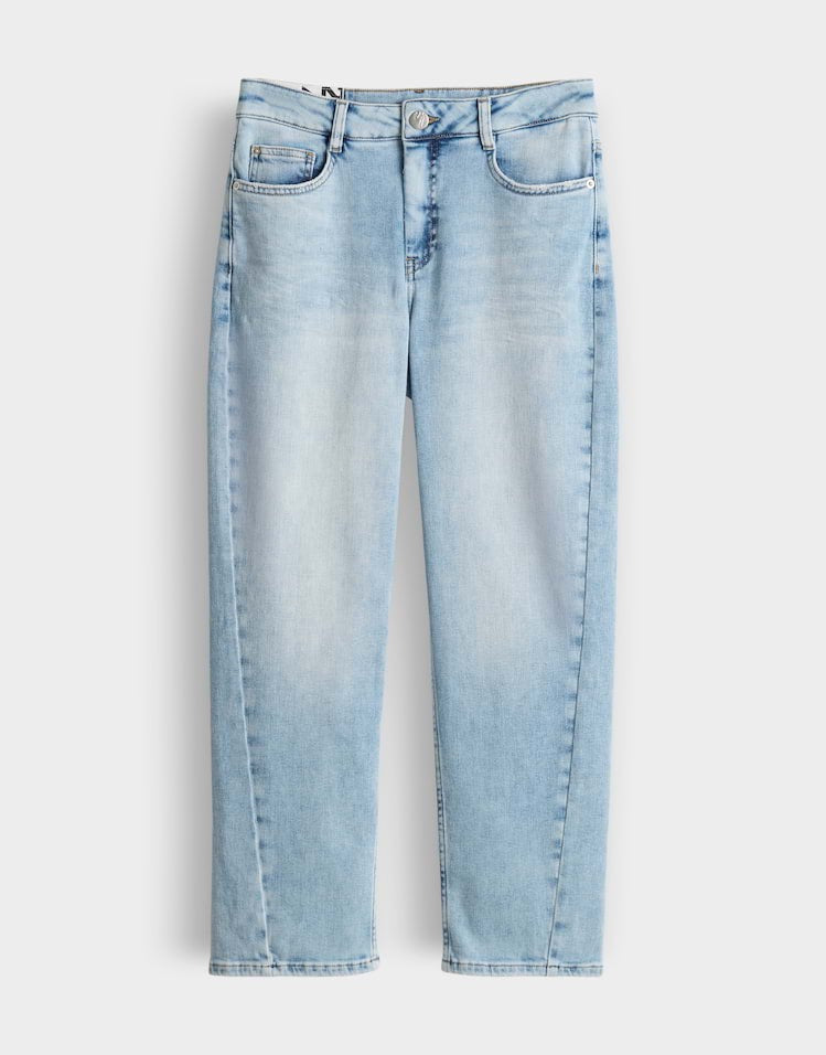 Opus Minah jeans low croth-baggy fit dames – blue denim - 26