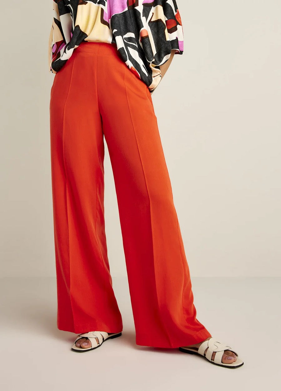 Summum lange broek dames koraal rood