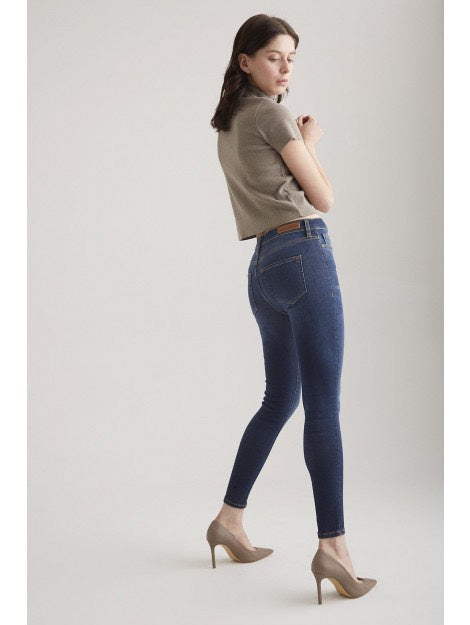 COJ Sophia jeans skinny fit dames – blue denim - L32