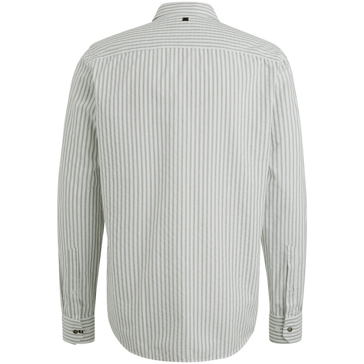 Vanguard VSI2503223 overhemd l/m heren groen dessin