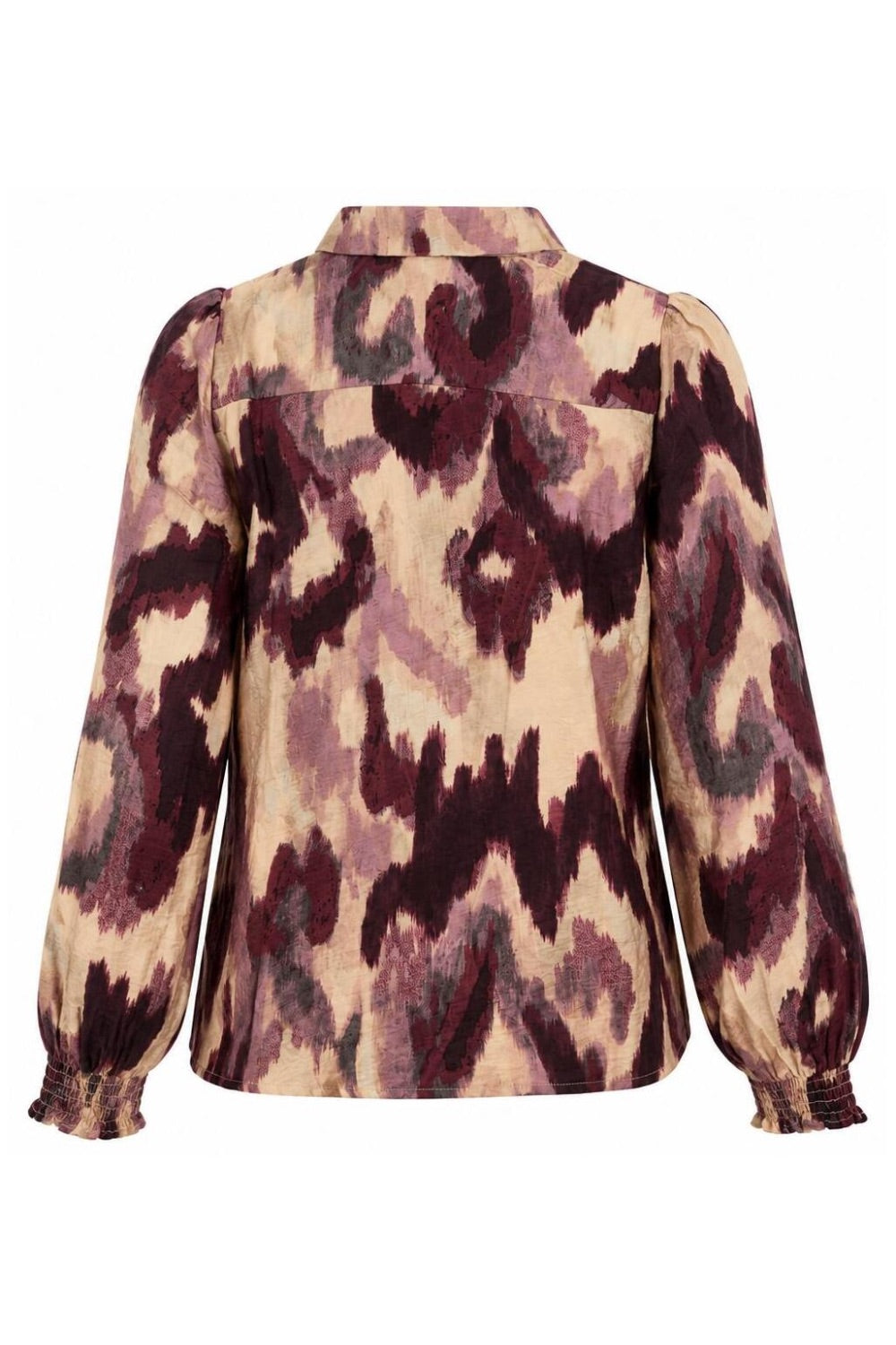 Vila blouse l/m dames paars dessin – 14121103 Rano