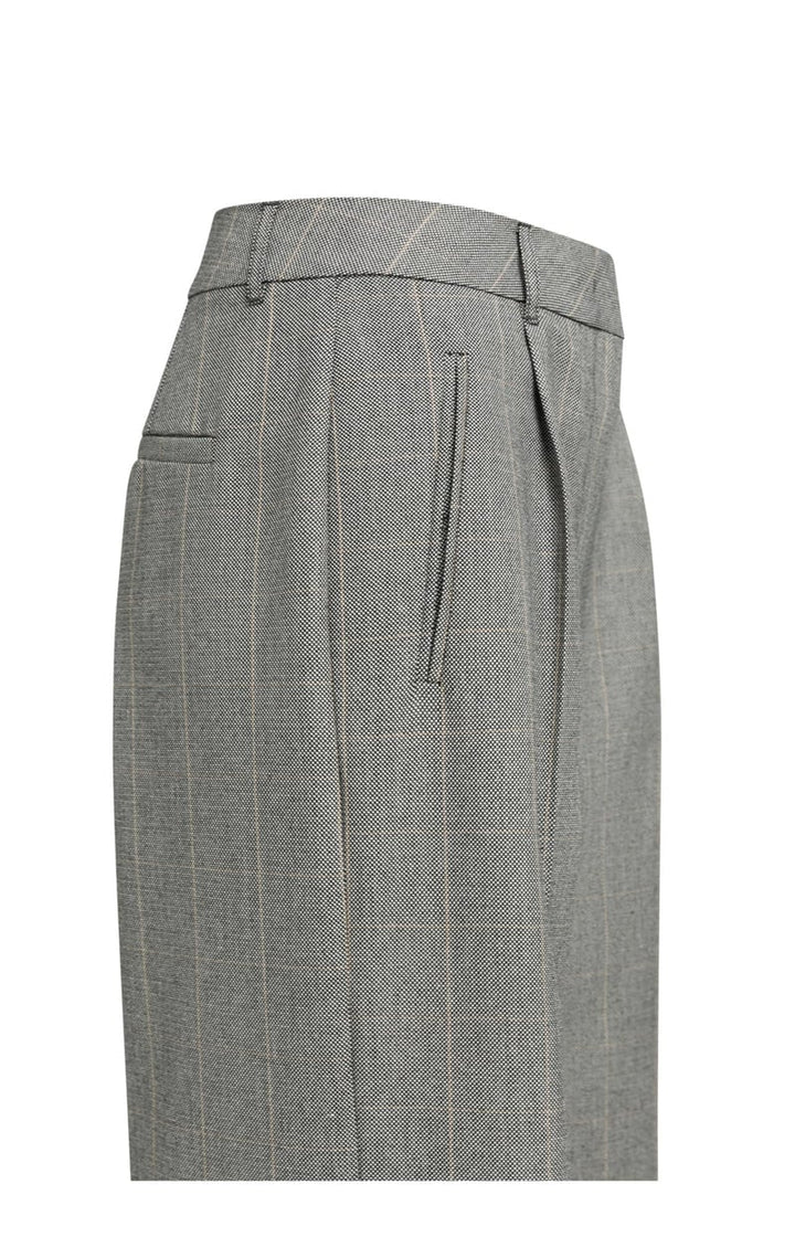 YAYA Women 01-301284-609 lange broek dames grijs dessin