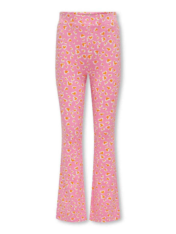 Kids Only 15325369 Paige lange broek meisjes – roze dessin