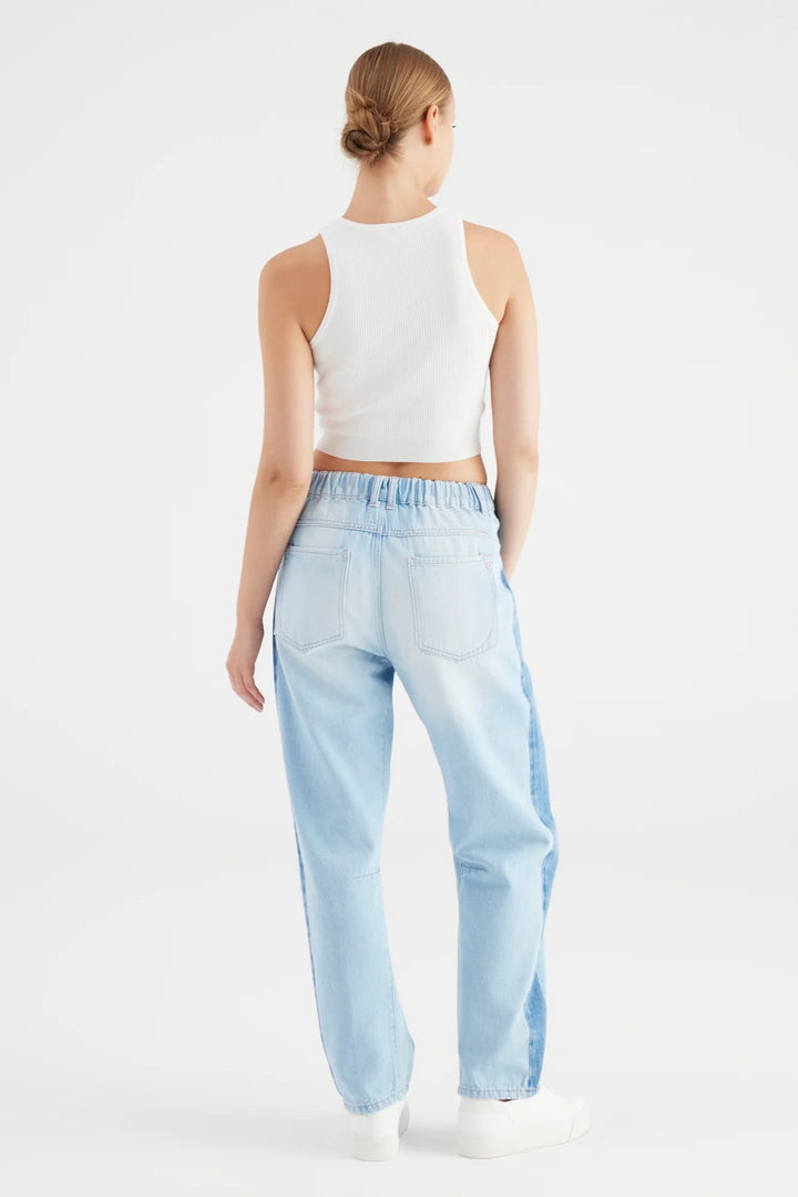 COJ Selena jeans loose fit dames – blue denim