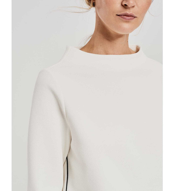 Opus Gelix sweater dames off-white