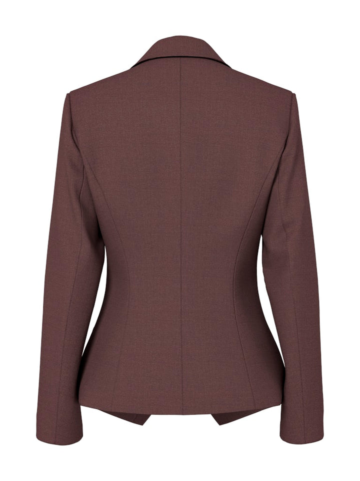 Hype drop blazer dames bruin – 32000008 maci