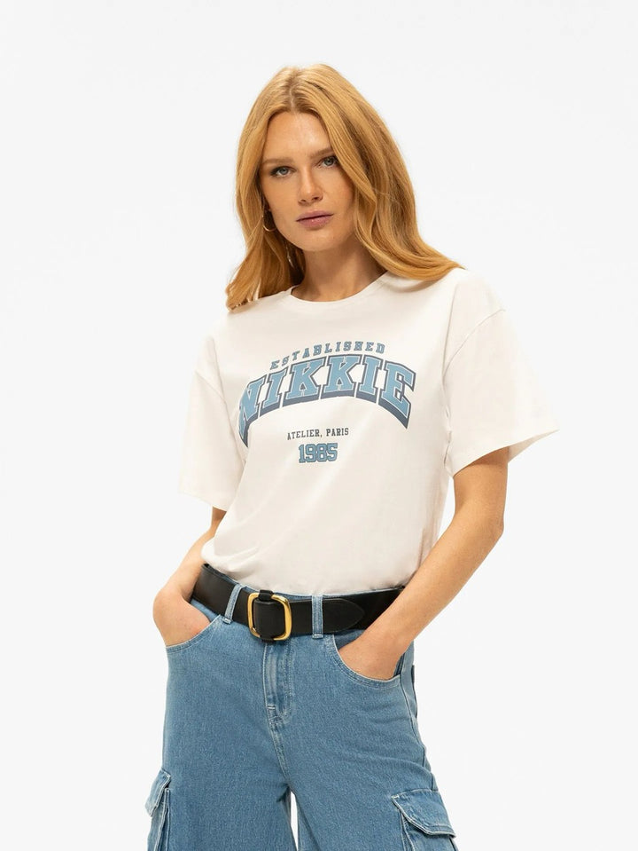 Nikkie N 6-231 2602 t-shirt off-white – dames