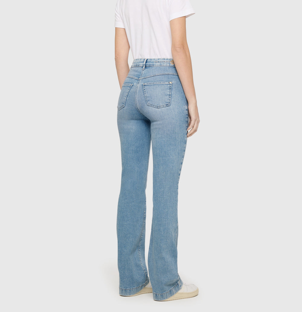 MAC women bootcut flare fit jeans – dames - Blue Denim - 34