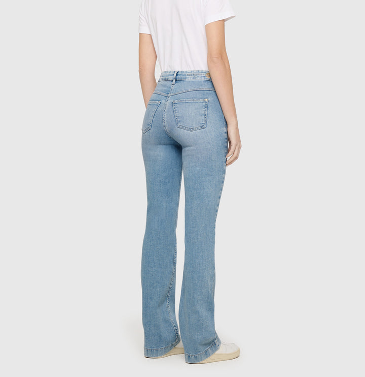 MAC women bootcut flare fit jeans – dames - Blue Denim - 34