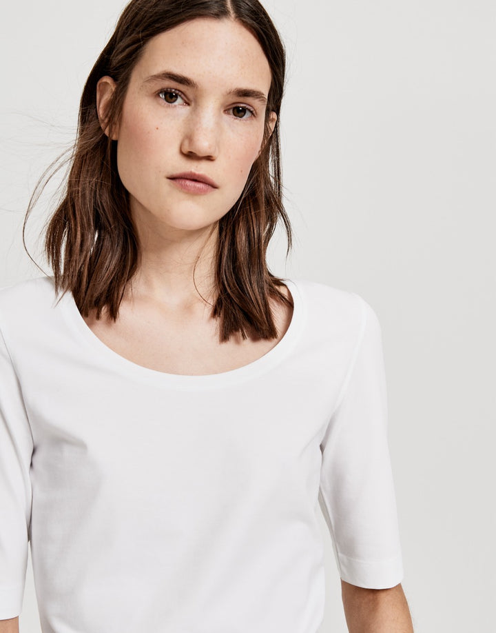 Opus SANIKA t-shirt off-white – dames