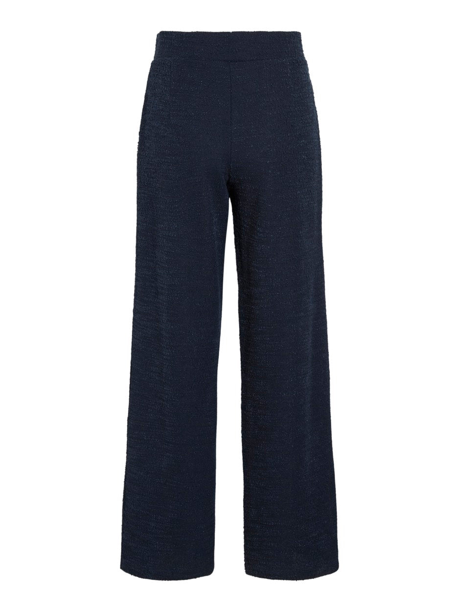 Vila Amyna lange broek dames navy