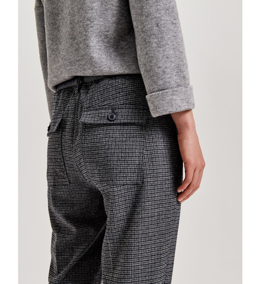 Red Button 4808 Jani lange broek dames – blauw dessin