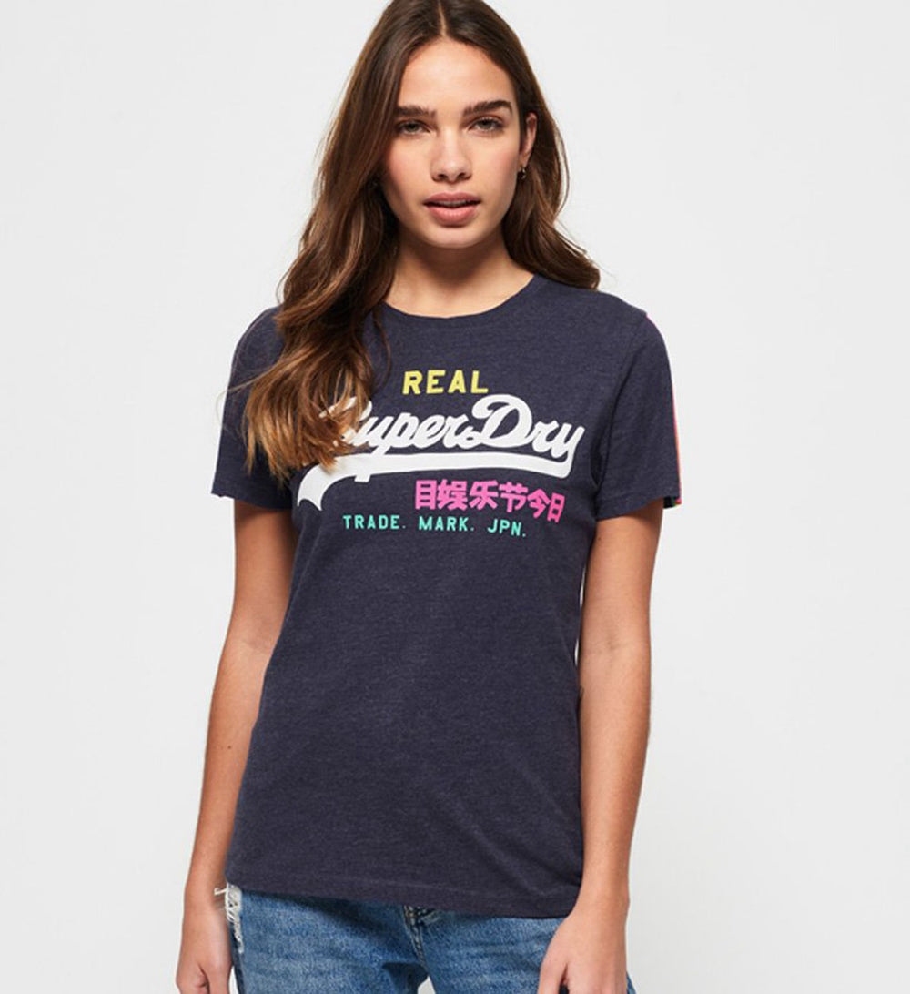 Garcia woman 0301 SEMY BODY FIT – dames t-shirt - Navy
