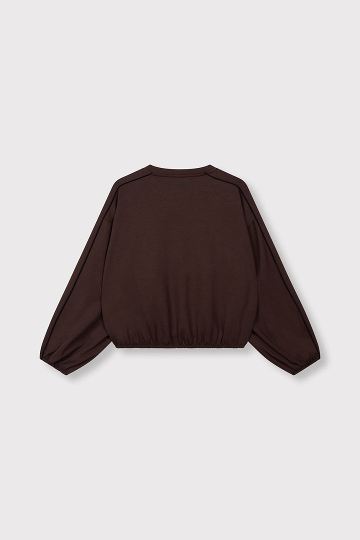 Alix the label sweater bruin – dames