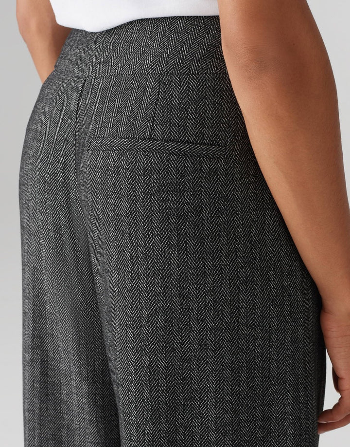Opus Misha tradition lange broek zwart – dames