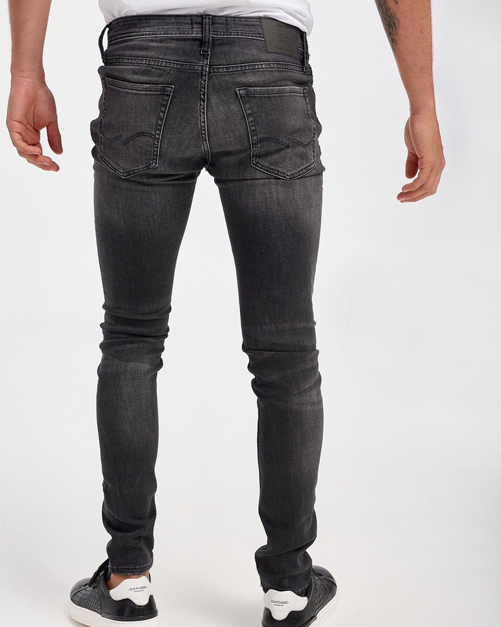 Jack & Jones skinny fit jeans zwart denim – heren - Black Denim - L34