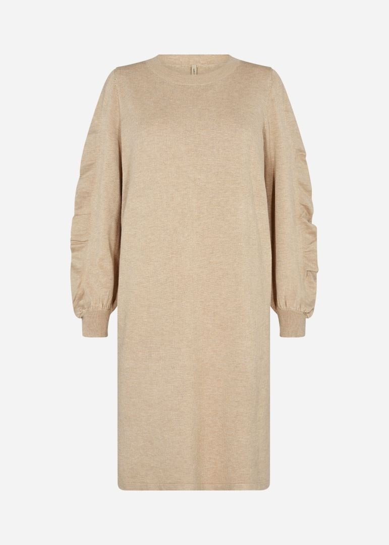 Soyaconcept 33316 jurk midi dames – zand dessin