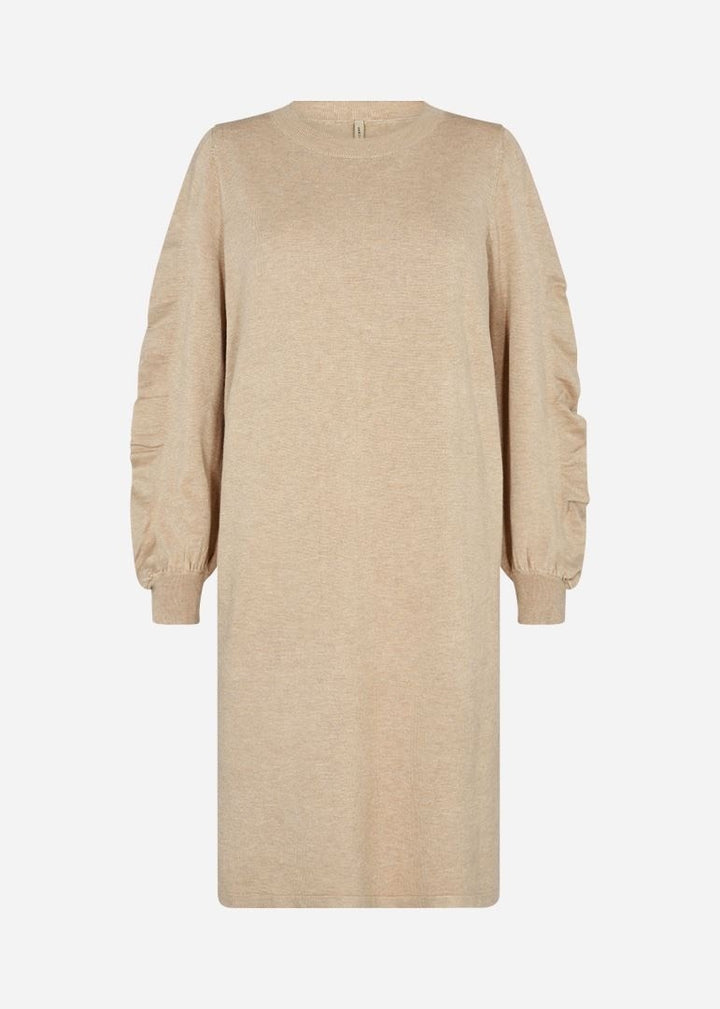 Soyaconcept 33316 jurk midi dames – zand dessin