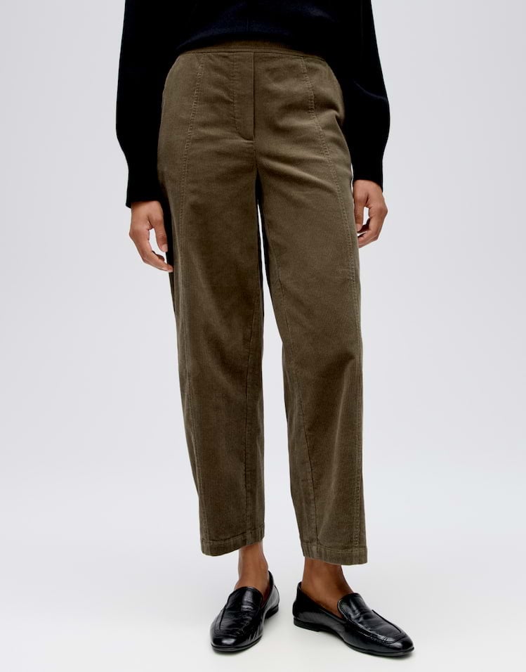 Opus Marou mod 10620511838106 lange broek taupe
