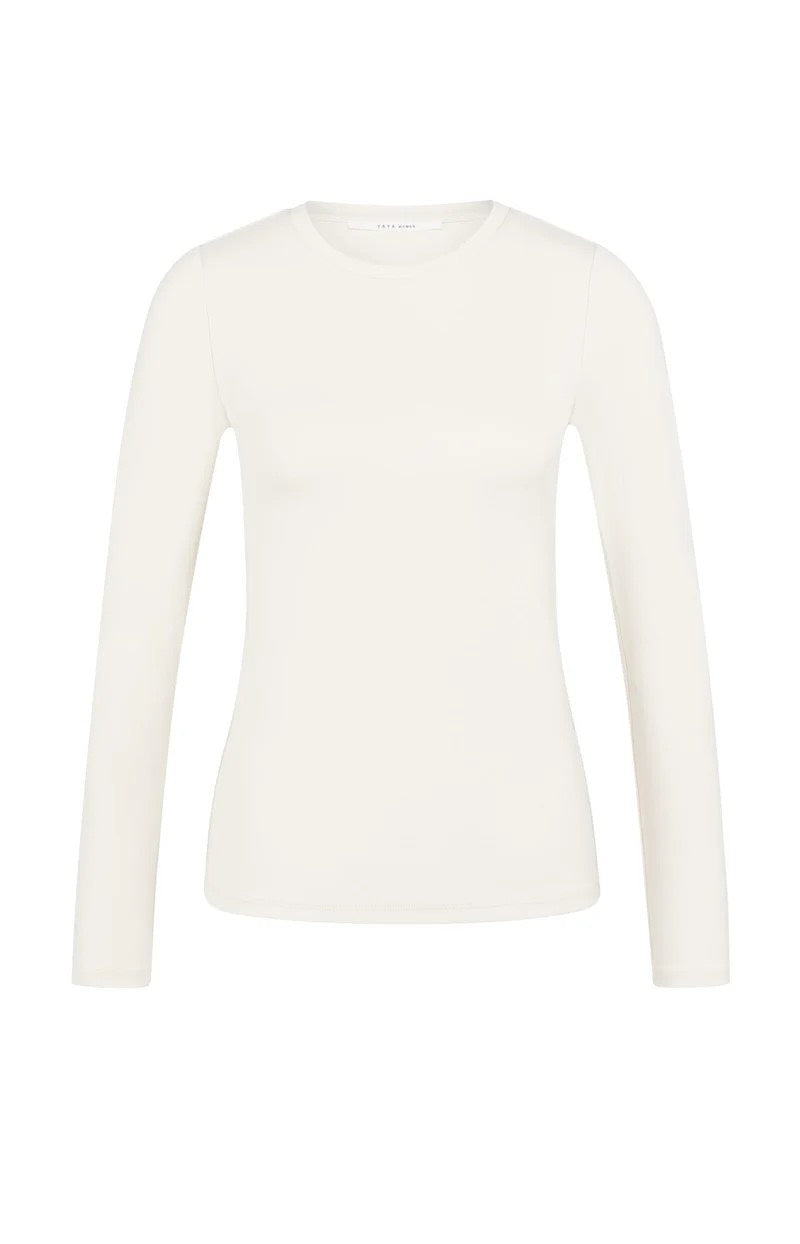 YAYA Women t-shirt l/m beige – dames