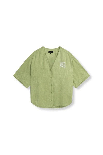 Refined department R2603959932 blouse k/m dames lime