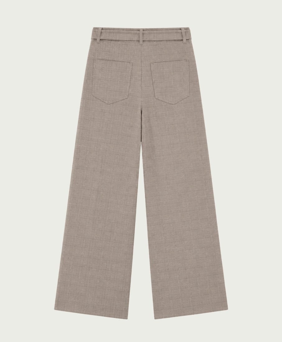 Elvira Casuals E4 26-044 Rumi lange broek dames bruin dessin