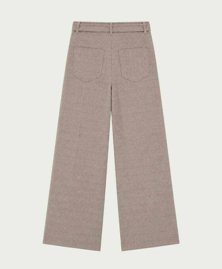 Elvira Casuals E4 26-044 Rumi lange broek dames bruin dessin