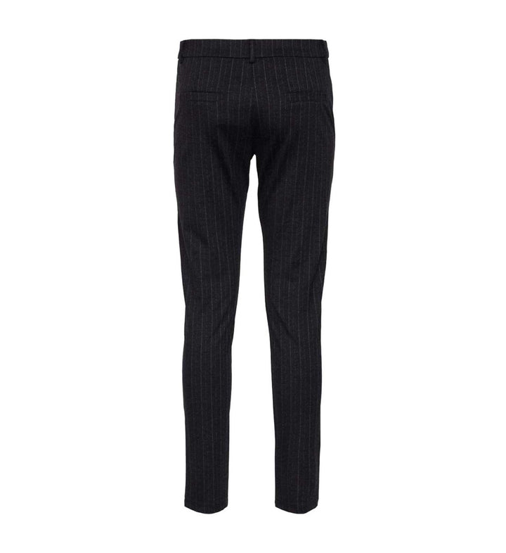 Only Aggie lange broek dames grijs dessin - L32