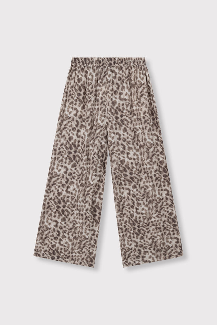 Alix the label lange broek dames bruin dessin