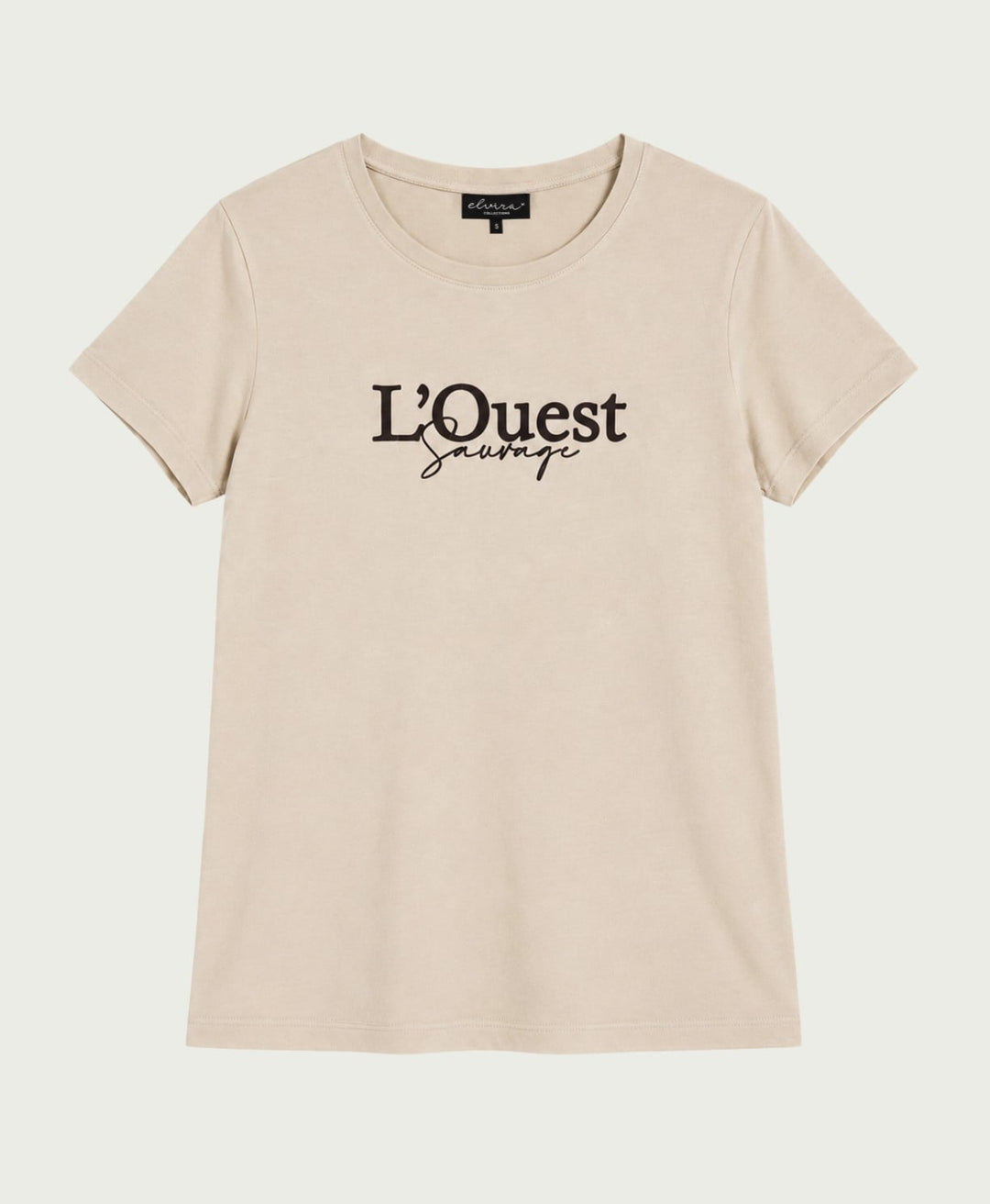 Elvira Casuals E4 26-001 elguest t-shirt k/m beige