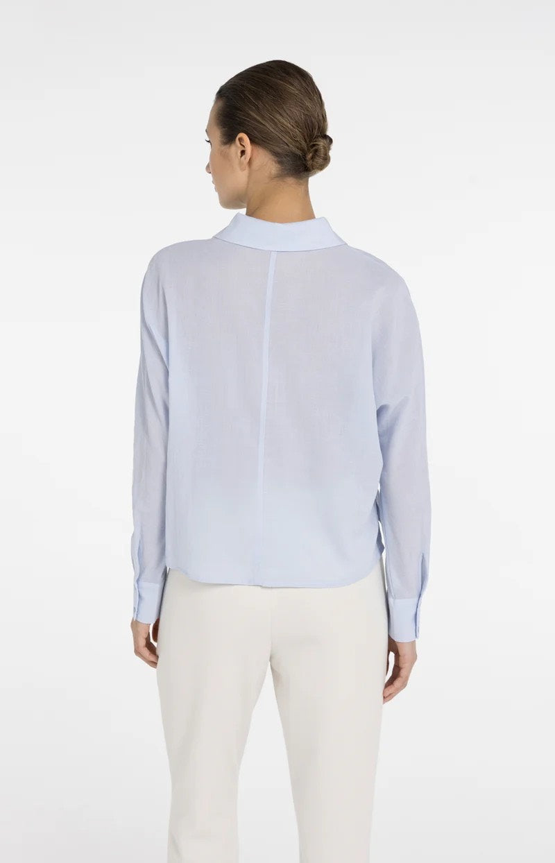 YAYA Women blouse l/m lichtblauw – dames