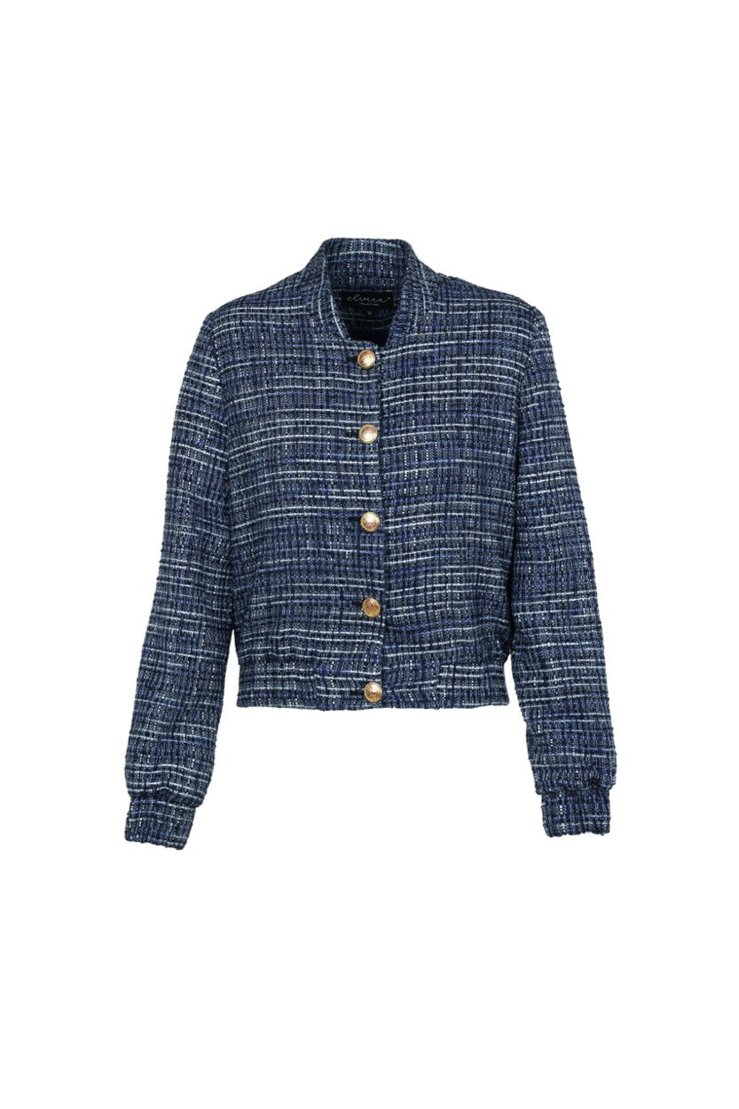 Elvira Casuals E4 25-038 jack dames blauw dessin