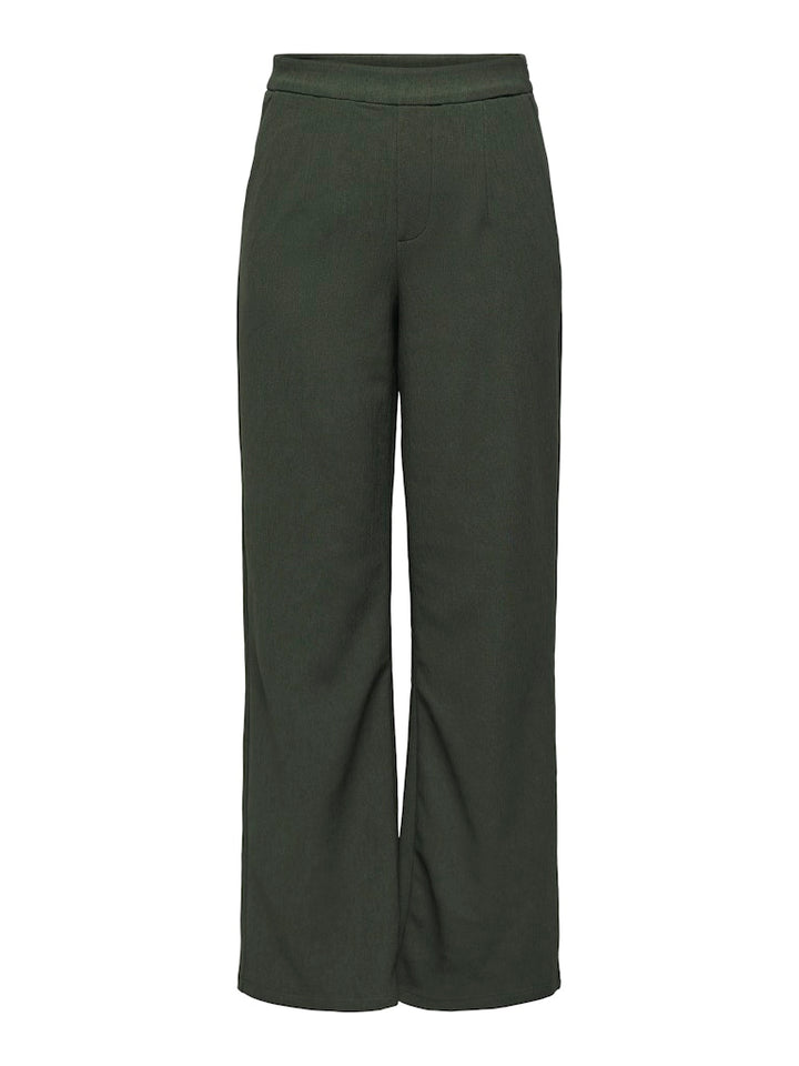 Jacqueline de Yong Vilma lange broek donkergroen – dames - L32
