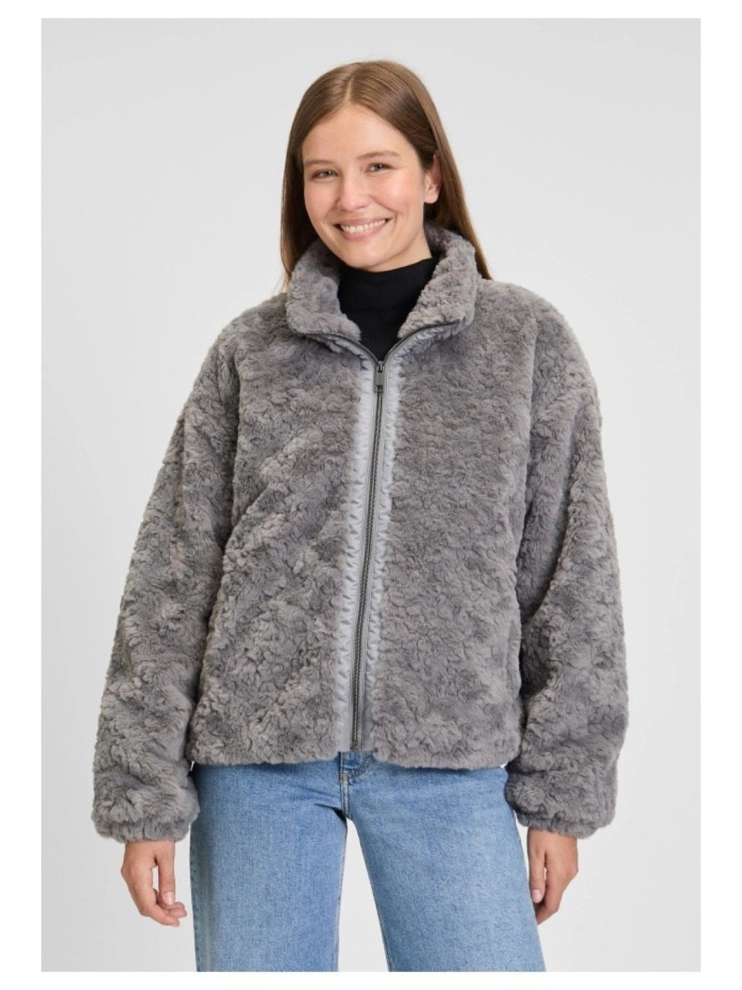 Covered L60397 Cloe tussenjas dames - grijs