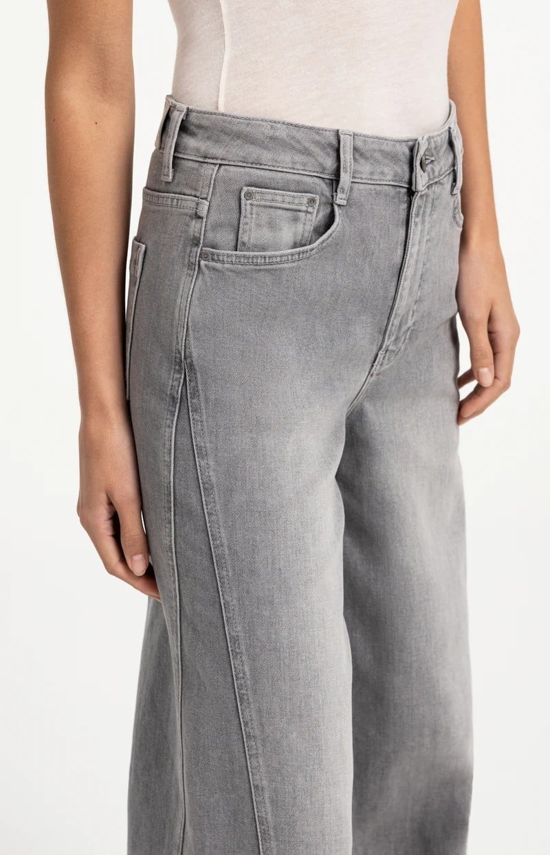 YAYA Women 01-311156-609 jeans loose fit grey denim