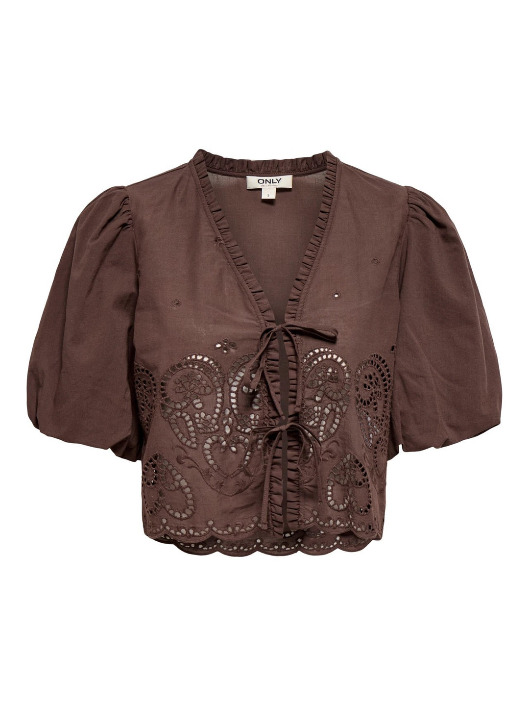 Only 15371045 Bryson top k/m dames bruin
