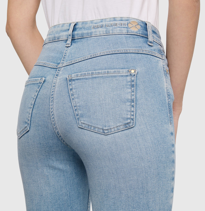 MAC women 0358-5429-90 jeans bootcut flare fit blue denim - 34