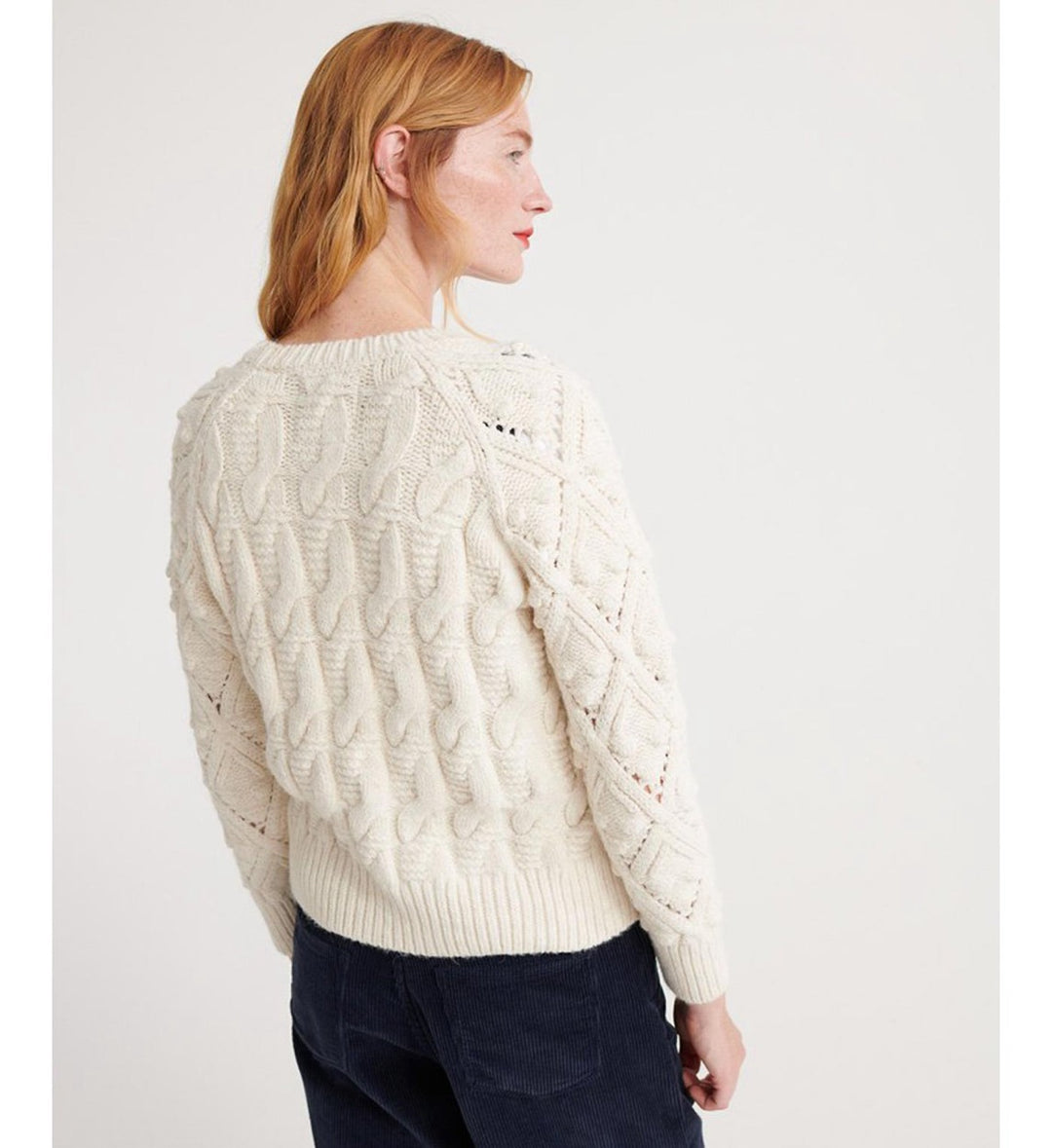 Opus Pimolia trui dames off-white