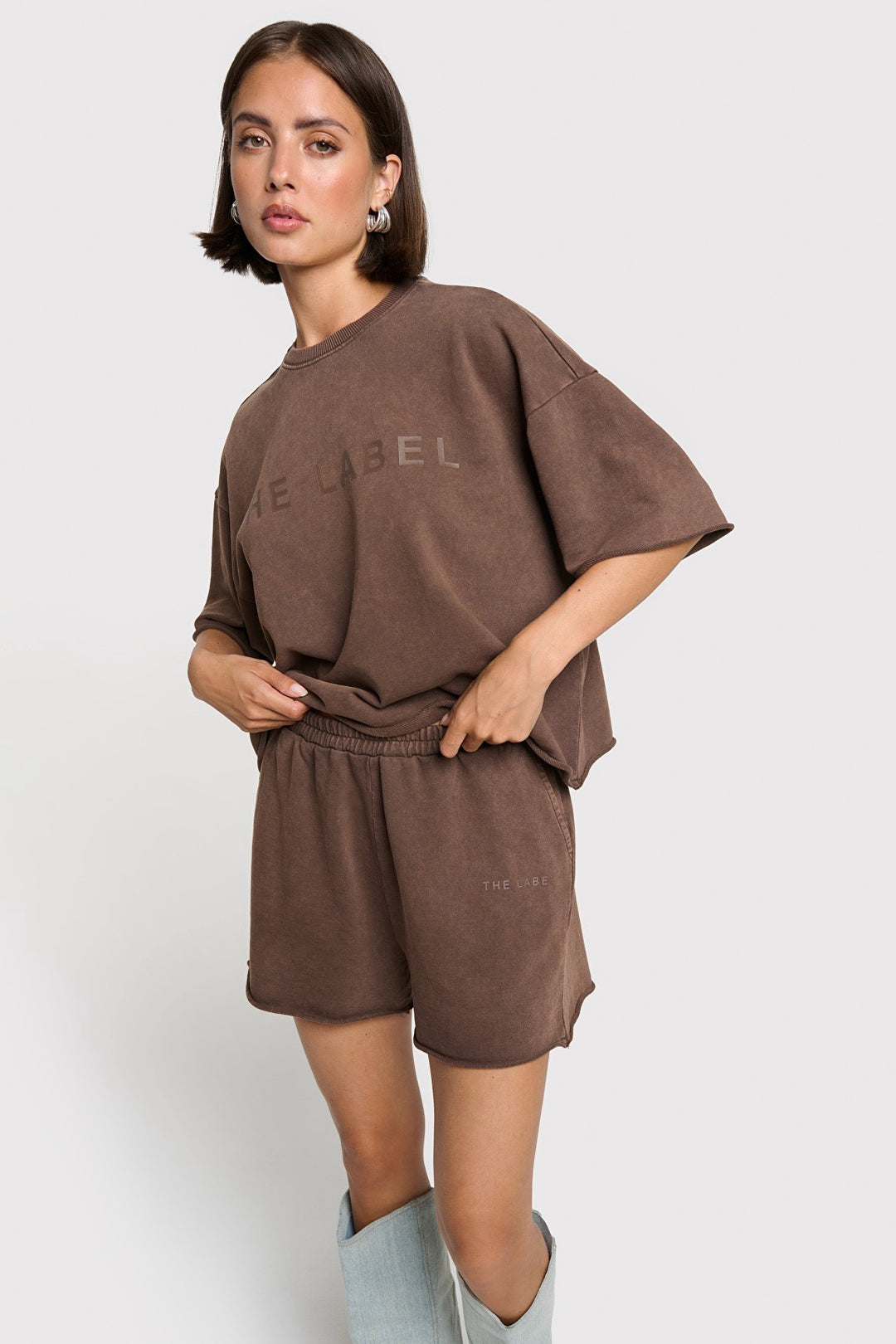 Alix the label short dames bruin