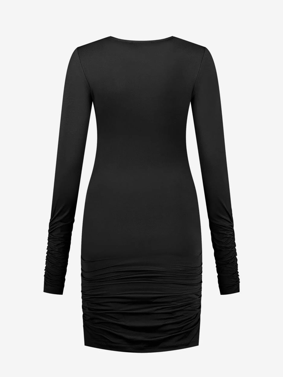 Nikkie N 5-577 2401 zwarte jurk kort dames