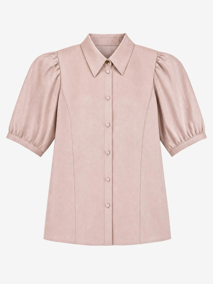 Nikkie blouse k/m dames licht roze – N 6-255 2604
