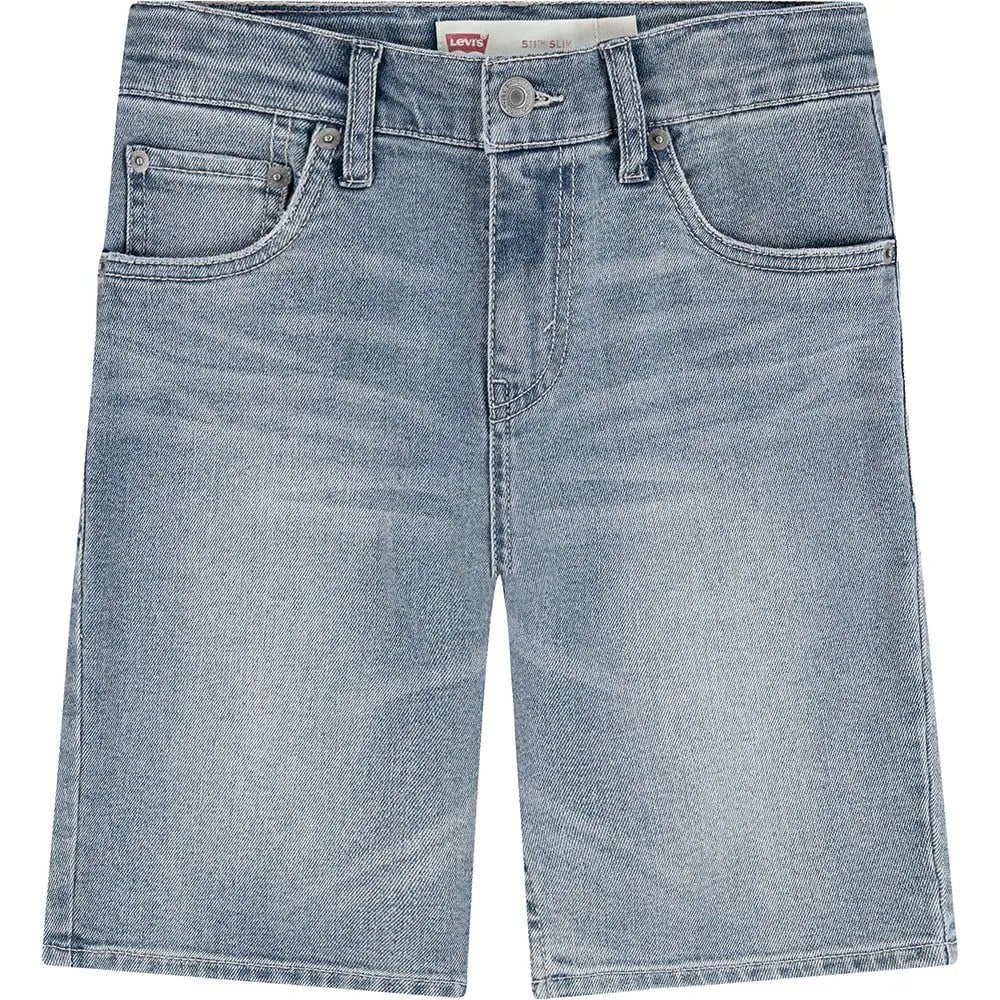 Levi's boys M374 short denim – jongens - Blue Denim