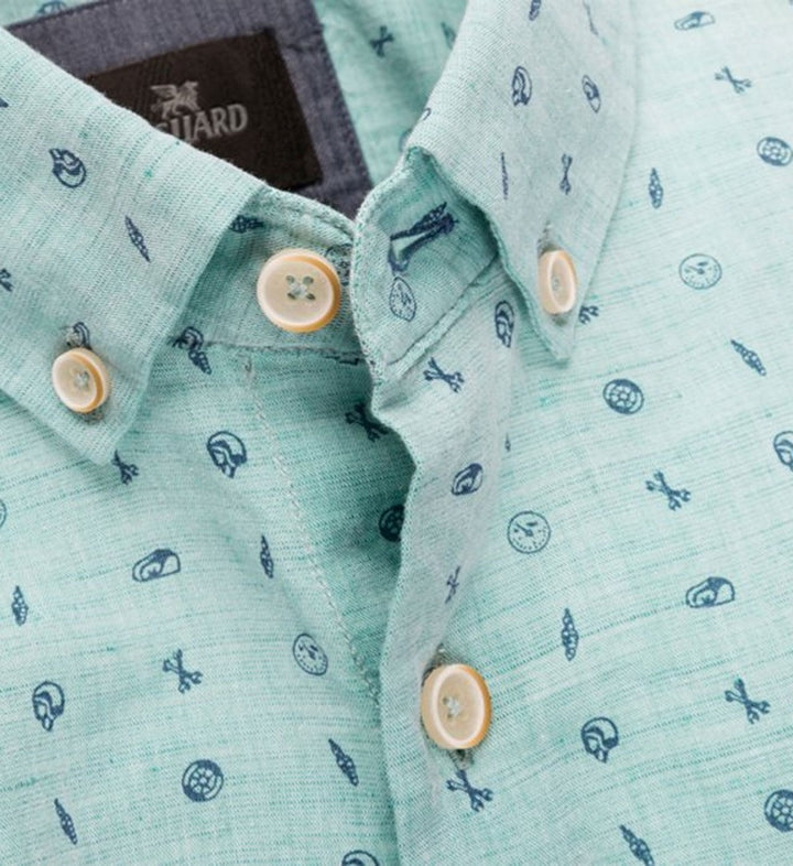 Lyle & Scott SW2407V overhemd mint – heren