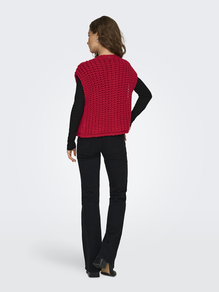 Only gilet gebreid rood – Chloe 15352208