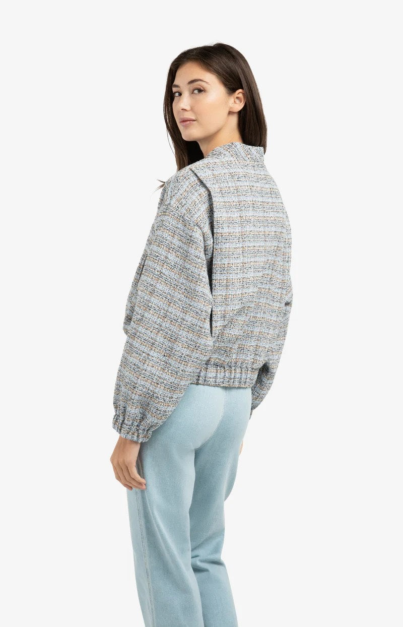 YAYA Women jack dames blauw dessin