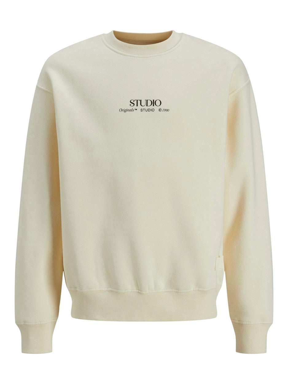 jack & jones kids Brooklyn sweater off-white – jongens